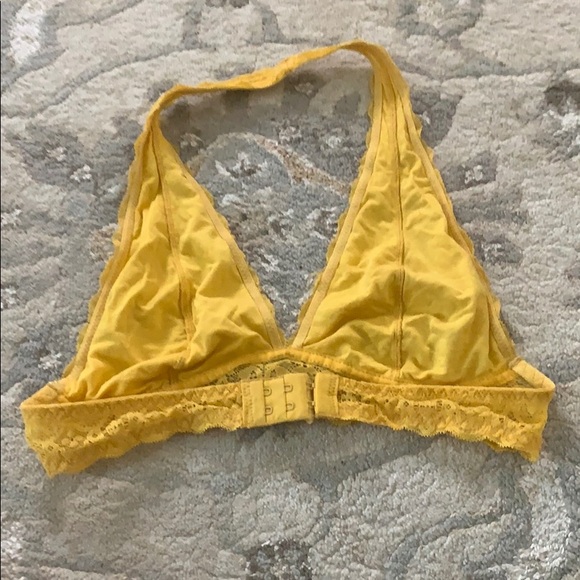 YELLOW FOREVER 21 LACE BRALETTE - Picture 2 of 2